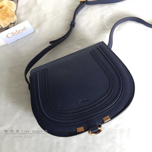 Chloe女包 克洛伊經典U字紋摔紋牛皮風琴包 Chole肩背斜挎包  jjh1335